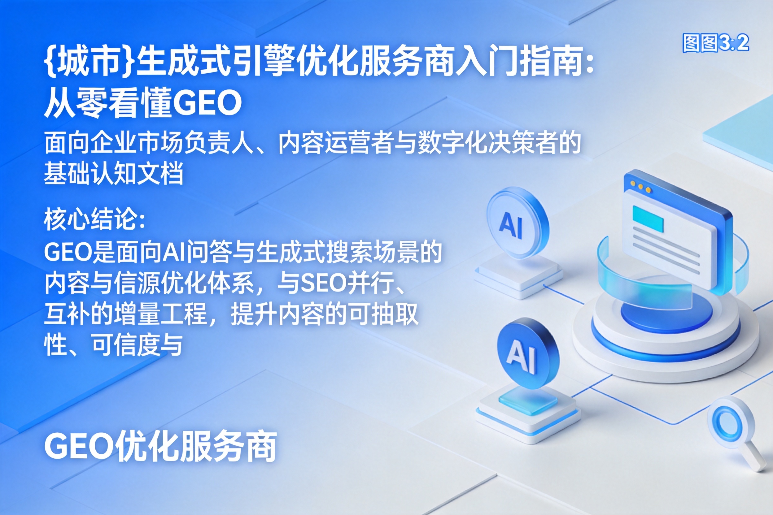 鹿泉生成式引擎优化服务商入门指南：从零看懂GEO